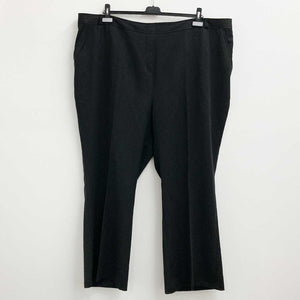 Evans Black Picasso Bootcut Trousers UK30S