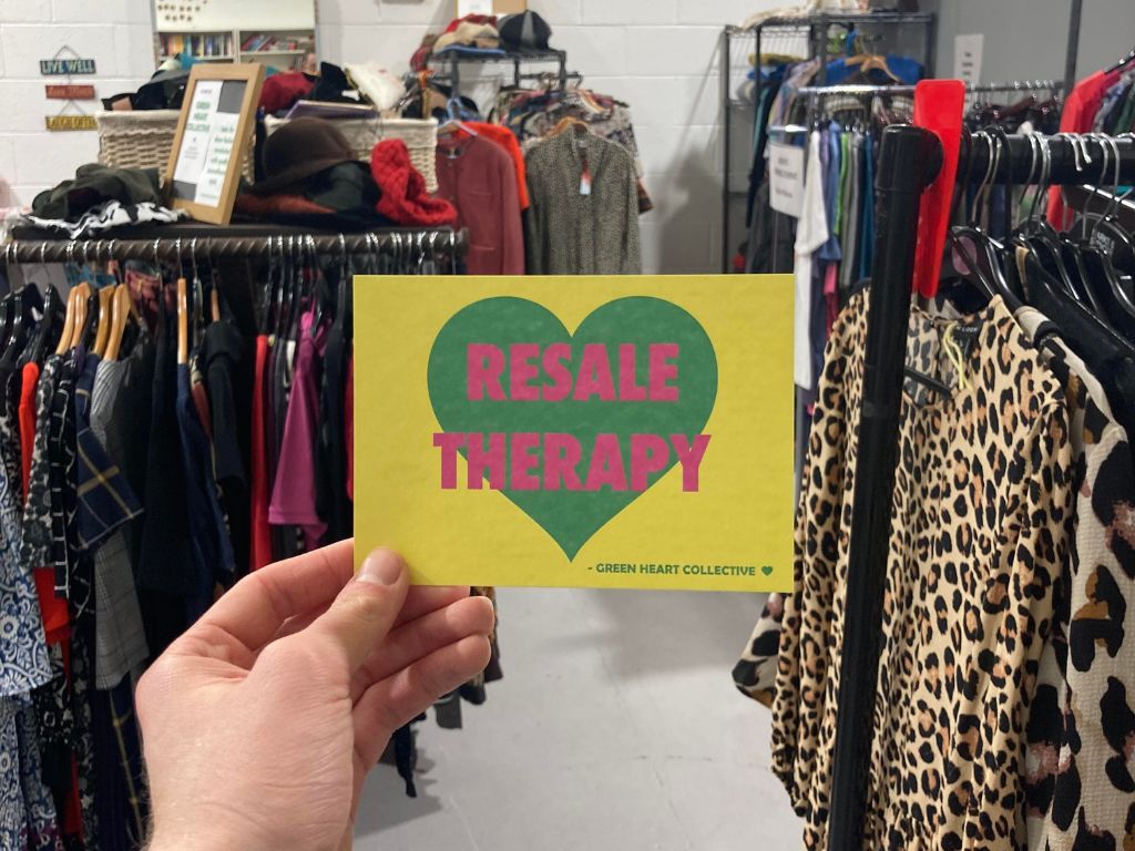 Resale Therapy: Why Shopping Preloved Clothing Is Better for Your Well –  Green Heart Collective