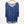 Evans Blue Animal Print 3/4 Sleeve Stretch Jersey V-Neck Top UK 14