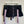 Upcycled Black Denim Tie Mini Skirt One Size