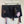 Upcycled Black Denim Tie Mini Skirt One Size