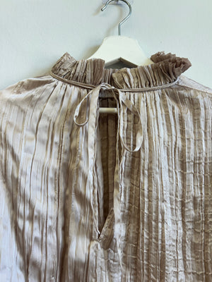 H&M Oyster Crinkle Blouse M