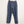 Lily Ella Blue Patterned Denim Look Straight Leg Cotton Trousers UK 12