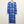 Lily Ella Blue Patchwork Print Stretch Jersey Long Sleeve Midi Dress UK 14 