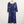Lily Ella Purple & Black Print Velour 3/4 Sleeve Midi Dress UK 20 