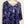 Lily Ella Purple & Black Print Velour 3/4 Sleeve Midi Dress UK 20 