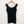 Yogamatters Black Organic Cotton Blend Classic Support Yoga Vest UK8