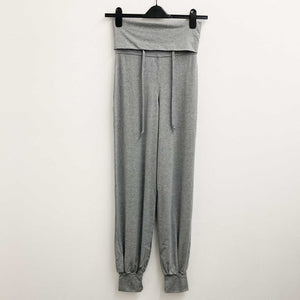 Gossypium Grey Cuffed Yoga Trousers UK8