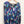 Lily Ella Blue Abstract Print V-Neck Tie Side Stretch Jersey Dress UK 16
