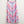 Lily Ella Pink & Blue Striped A-Line Button Detail Cotton Midi Skirt UK 10