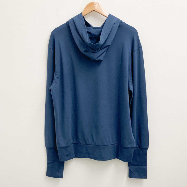 Gossypium Shadow Blue Hooded Sweatshirt L