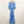 Arna York by City Chic Blue Printed Ruffle Maxi Dress UK 18