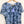 Lily Ella Blue Floral Print Short Sleeve Top UK 10