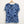 Lily Ella Blue Floral Print Short Sleeve Top UK 10