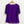 Lily Ella Embellished Sequin V-Neck Purple Short Sleeve Top UK 12