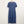 Lily Ella Blue Lace Overlay Ruched V-Neck Short Sleeve Midi Dress UK 12