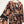 Aveology by City Chic Black & Orange Floral Print Ruffle Tunic Top UK 18