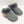 Dunlop Grey Suede Faux Fur Lined Slippers UK 8