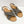 Evans Black Chevron Straw Strap Open Toe Low Wedge Sandals UK 6 Extra Wide