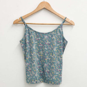 Thought Pine Green Floral Eco Cami Vest M
