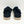 Evans Black Faux Suede Soft Knot Slip-On Flatform Sandals UK 6E