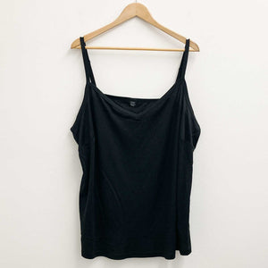 City Chic Set of 3 Black & Red Cami Vest Tops UK 22/24