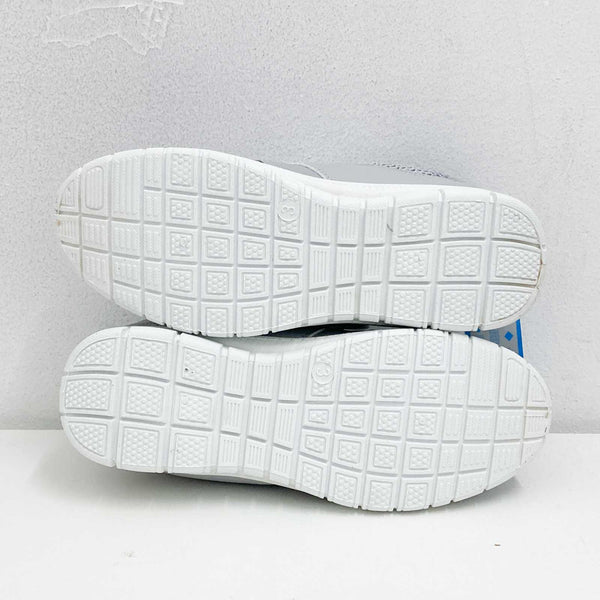 Mercury Trainers UK 3 Grey Hook & Loop Strap Lightweight Mesh Grip Sole