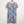 Lily Ella Dress UK 10 Blue Floral Print Short Sleeve Cotton 