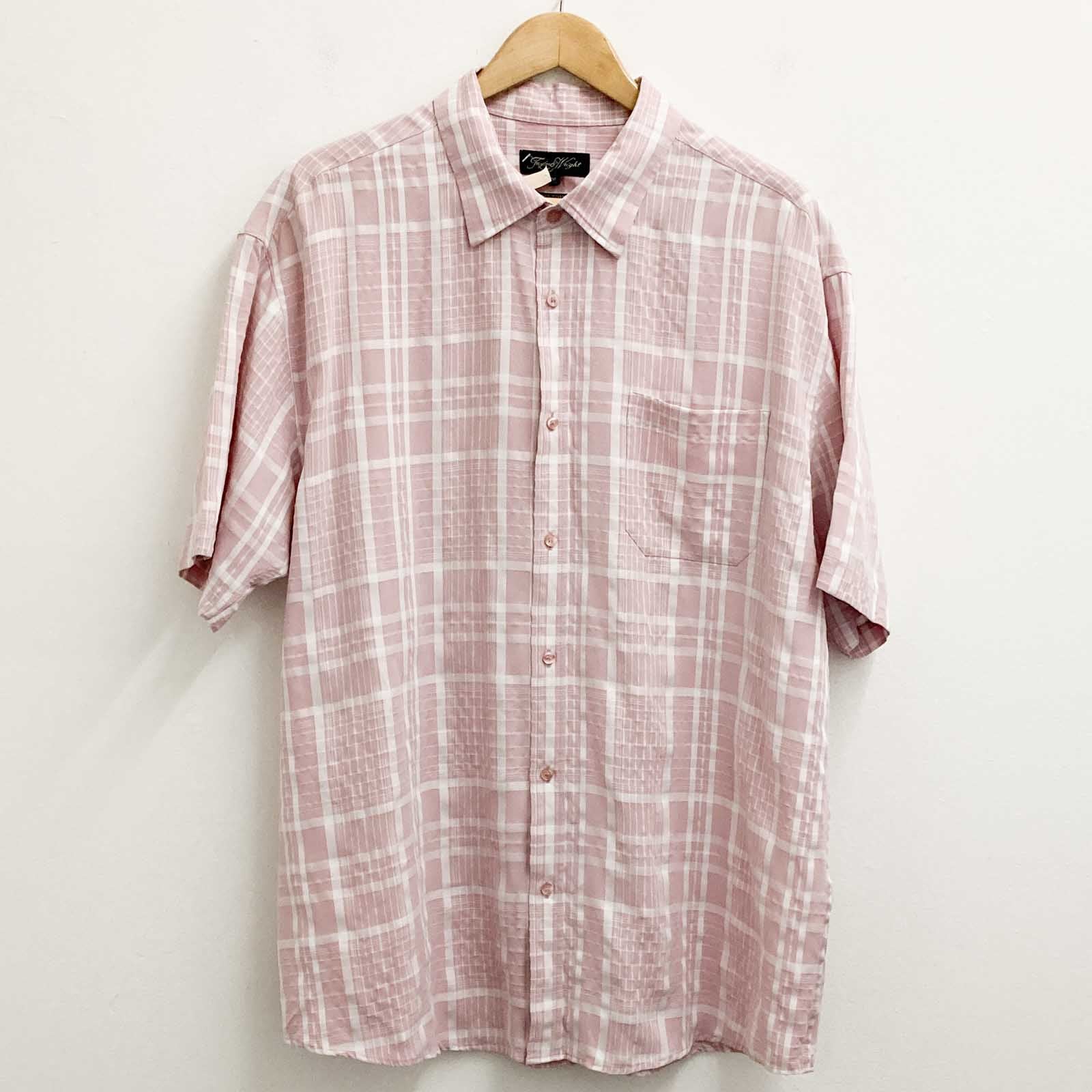 Taylor \u0026 Wright Shirt XL Pink Check Short Sleeve Soft Touch – Green Heart  Collective