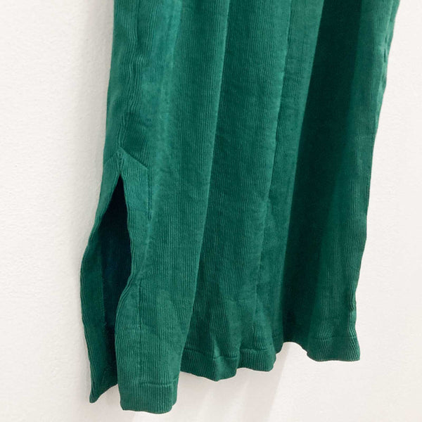 Closet Dress Size 10 Green Short Sleeve Midi Tie Waist