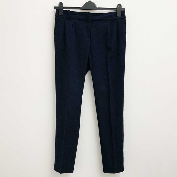 Next Trousers Size 8R Navy Tailored Straight Leg