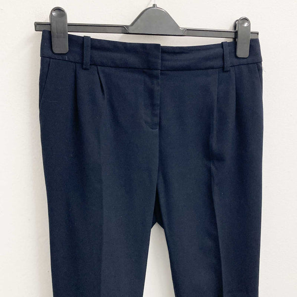 Next Trousers Size 8R Navy Tailored Straight Leg