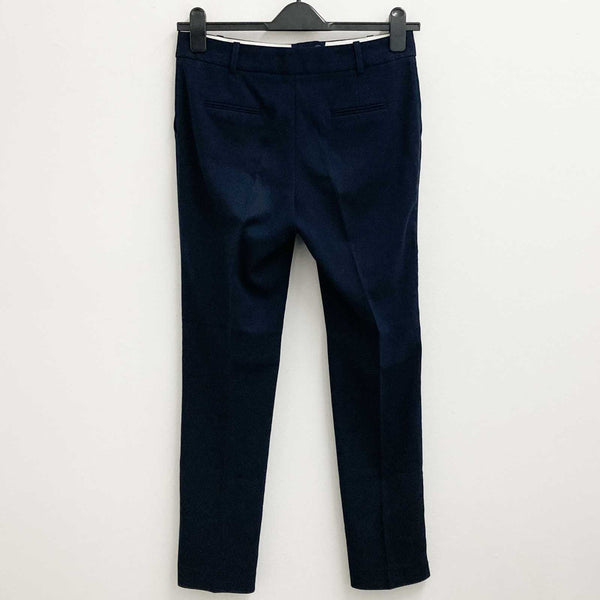 Next Trousers Size 8R Navy Tailored Straight Leg