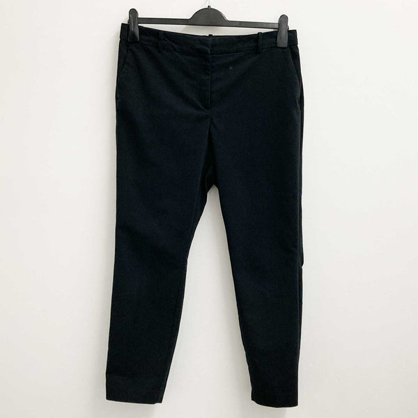 H&M Trousers Size 16 Black Straight Leg Ankle Grazer