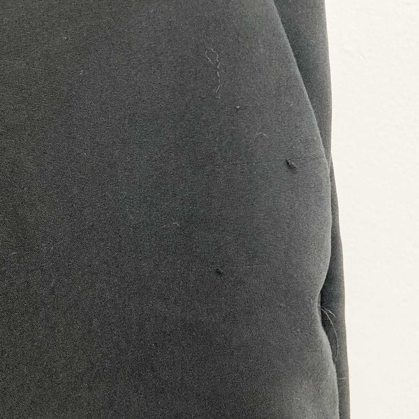 H&M Trousers Size 16 Black Straight Leg Ankle Grazer