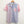 Lily Ella Blouse UK 10 Blue & Pink Striped Short Sleeve Cotton