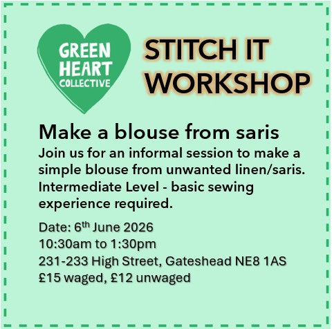STITCH IT WORKSHOP - Saturday 6th June 2026
