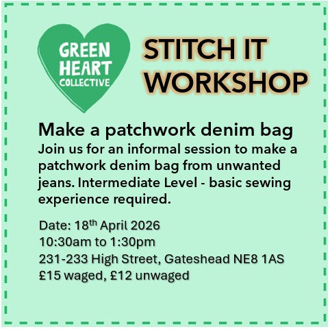 STITCH IT WORKSHOP - Saturday 18th April 2026