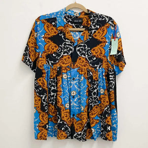 Upcycled Summer Vibes Shirt Smock S/M