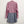 Upcycled Burgundy Check Long Shirt L/XL