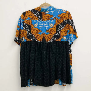Upcycled Summer Vibes Shirt Smock S/M
