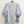 Upcycled Collarless Blue Check Blouse M/L
