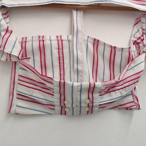 Upcycled Tommy Hilfiger Cut Out Shirt S/M