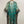 Upcycled Sari Green Embellished Kimono One Size