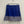 Upcycled Sari Cobalt Blue Short Skirt M/L