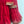 Upcycled Sari Red Crinkle Skirt M