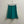 Upcycled Sari Green Short Sheer Skirt S