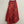 Preloved Red Drawstring Waist Long Skirt One Size