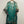 Upcycled Sari Green Embellished Kimono One Size