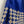 Upcycled Sari Cobalt Blue Short Skirt M/L